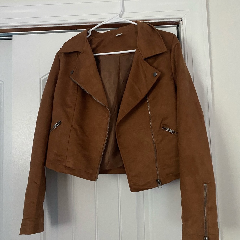 Faux Leather Jacket